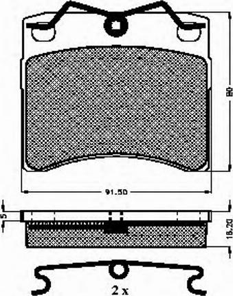 Spidan 30962 - Bremsbelagsatz, Scheibenbremse alexcarstop-ersatzteile.com