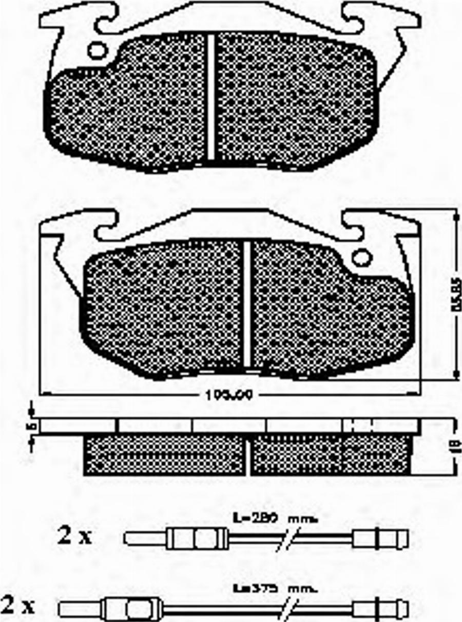 Spidan 30974 - Bremsbelagsatz, Scheibenbremse alexcarstop-ersatzteile.com