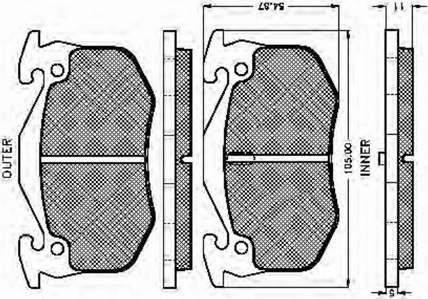 Spidan 30975 - Bremsbelagsatz, Scheibenbremse alexcarstop-ersatzteile.com