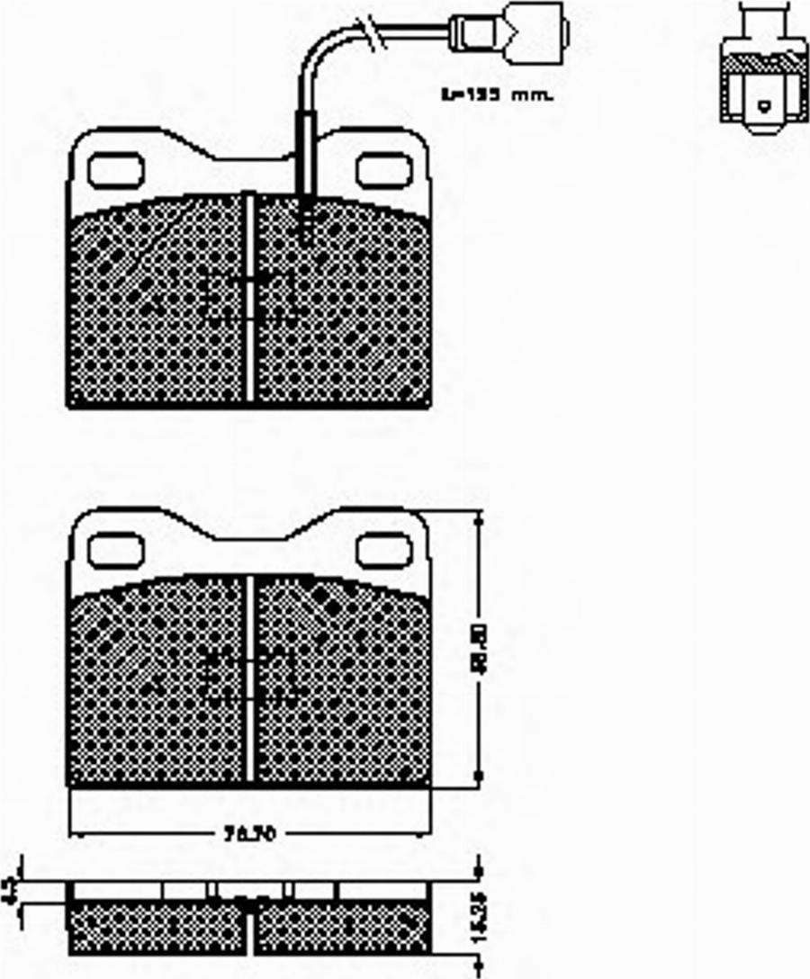 Spidan 30098 - Bremsbelagsatz, Scheibenbremse alexcarstop-ersatzteile.com