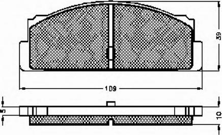 Spidan 30009 - Bremsbelagsatz, Scheibenbremse alexcarstop-ersatzteile.com