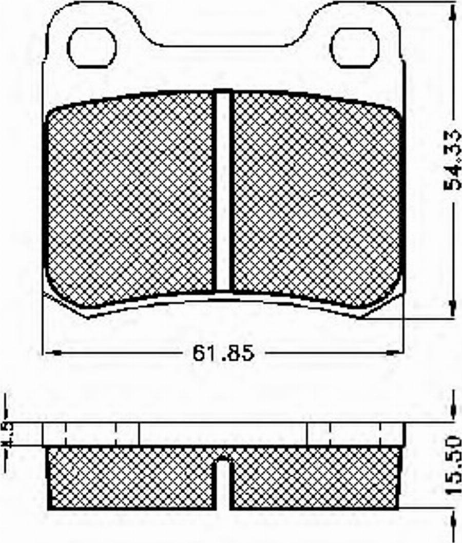 Spidan 30008 - Bremsbelagsatz, Scheibenbremse alexcarstop-ersatzteile.com