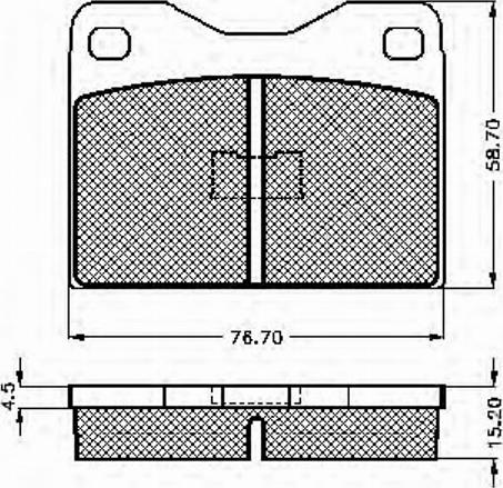 Spidan 30017 - Bremsbelagsatz, Scheibenbremse alexcarstop-ersatzteile.com