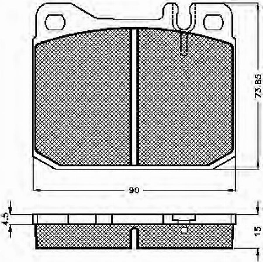 Spidan 30089 - Bremsbelagsatz, Scheibenbremse alexcarstop-ersatzteile.com