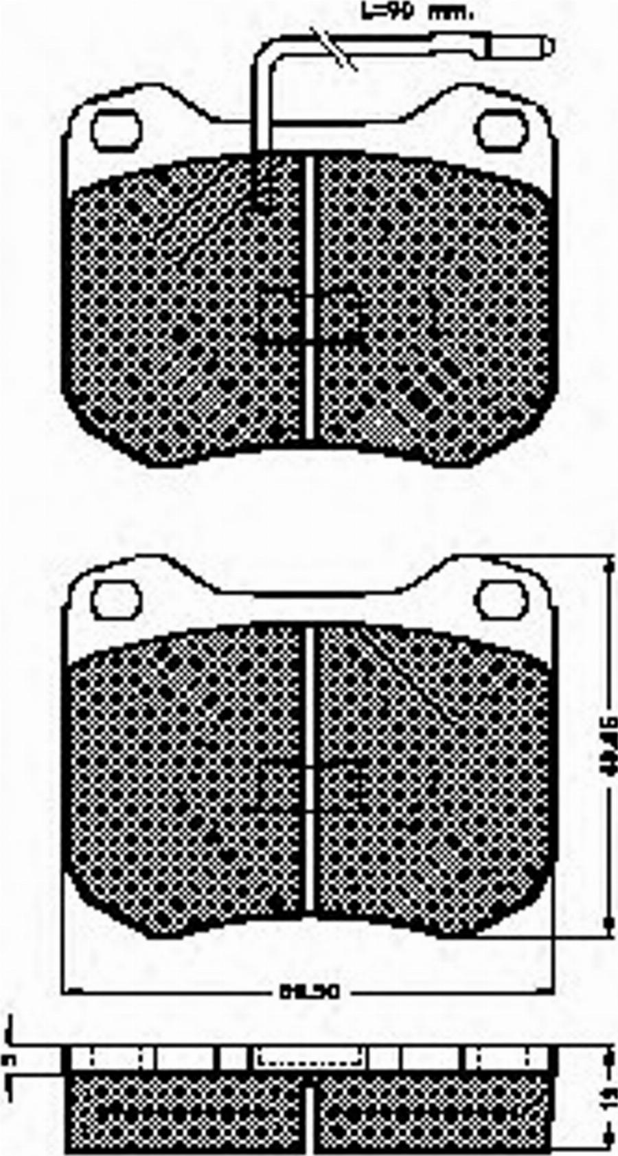 Spidan 30088 - Bremsbelagsatz, Scheibenbremse alexcarstop-ersatzteile.com