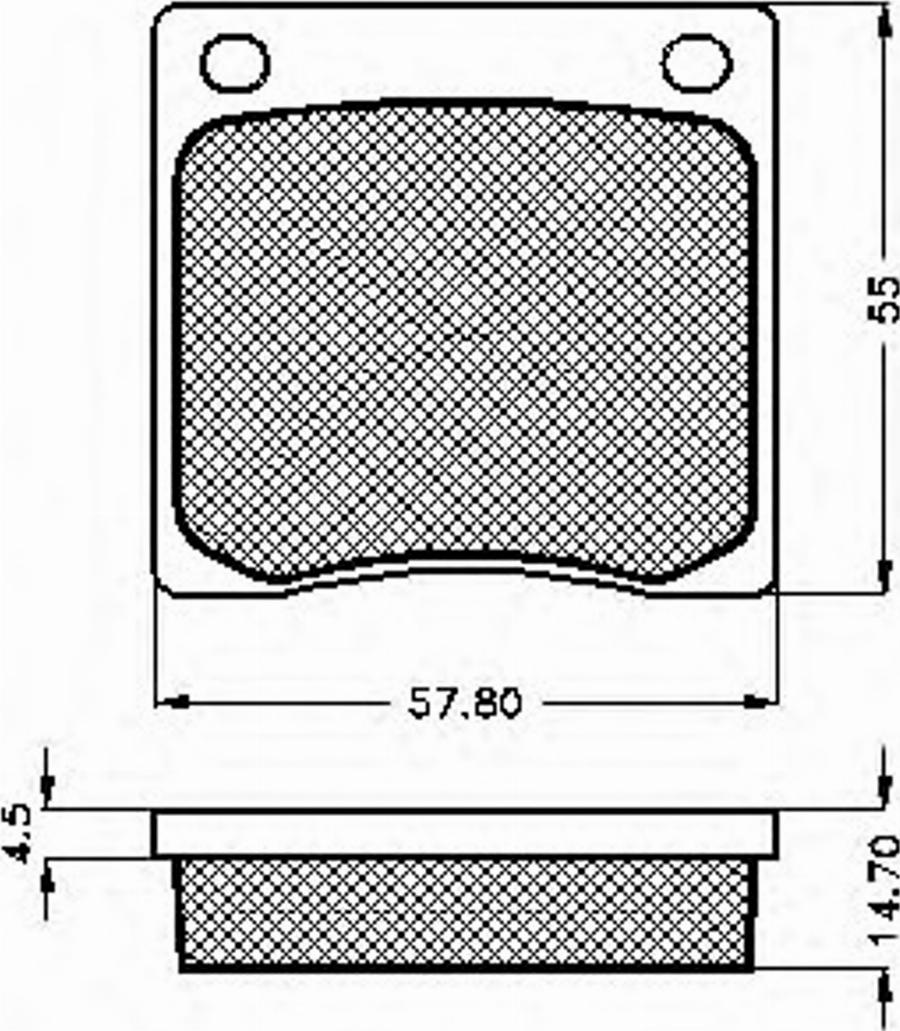 Spidan 30021 - Bremsbelagsatz, Scheibenbremse alexcarstop-ersatzteile.com