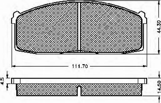 Spidan 30141 - Bremsbelagsatz, Scheibenbremse alexcarstop-ersatzteile.com