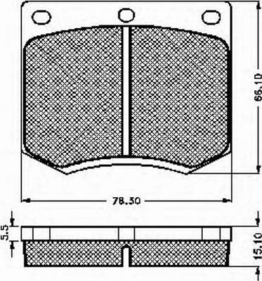 Spidan 30103 - Bremsbelagsatz, Scheibenbremse alexcarstop-ersatzteile.com