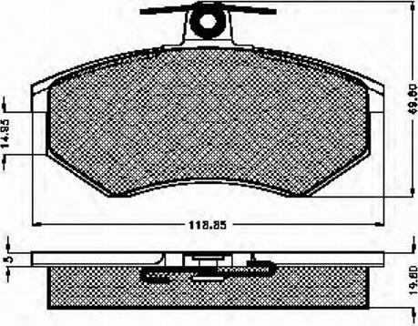 Spidan 30131 - Bremsbelagsatz, Scheibenbremse alexcarstop-ersatzteile.com