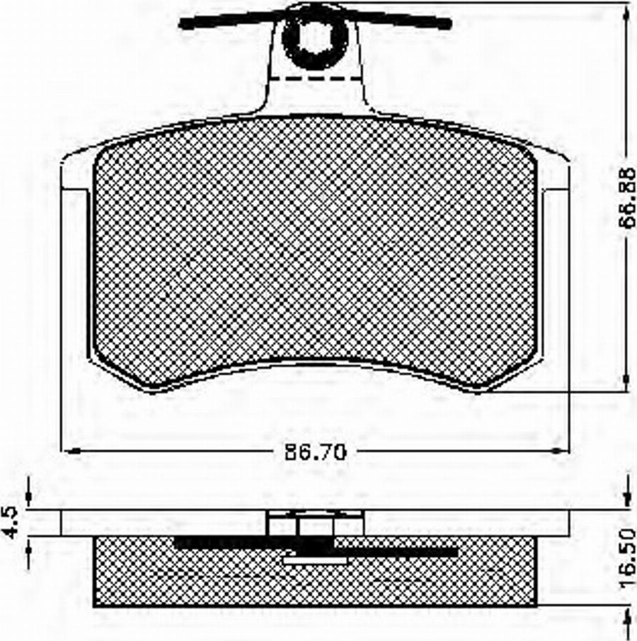 Spidan 30138 - Bremsbelagsatz, Scheibenbremse alexcarstop-ersatzteile.com