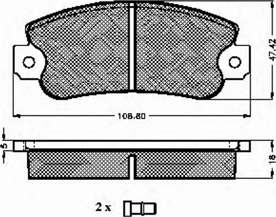 Spidan 30208 - Bremsbelagsatz, Scheibenbremse alexcarstop-ersatzteile.com