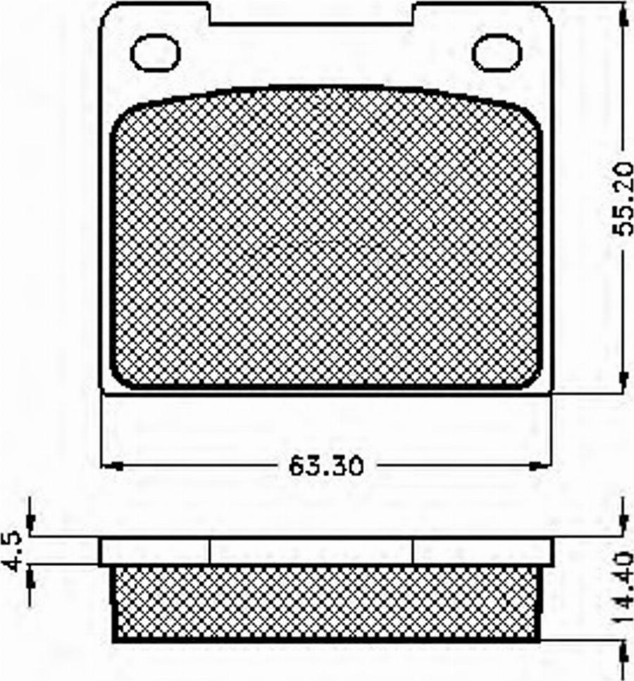 Spidan 30221 - Bremsbelagsatz, Scheibenbremse alexcarstop-ersatzteile.com