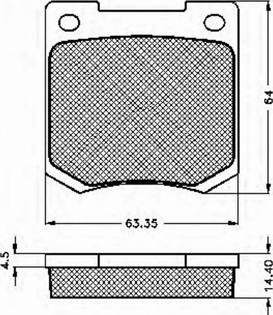 Spidan 30223 - Bremsbelagsatz, Scheibenbremse alexcarstop-ersatzteile.com