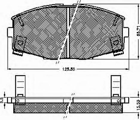 Spidan 31904 - Bremsbelagsatz, Scheibenbremse alexcarstop-ersatzteile.com