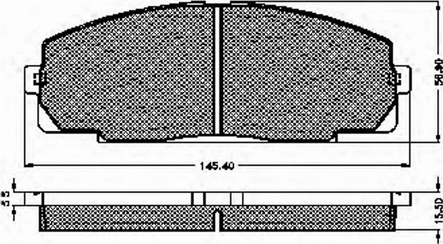 Spidan 31903 - Bremsbelagsatz, Scheibenbremse alexcarstop-ersatzteile.com