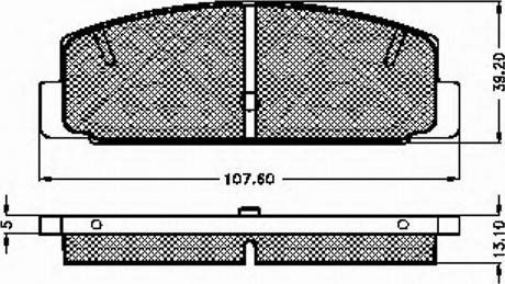 Spidan 31092 - Bremsbelagsatz, Scheibenbremse alexcarstop-ersatzteile.com