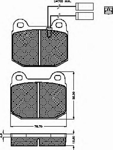 Spidan 31016 - Bremsbelagsatz, Scheibenbremse alexcarstop-ersatzteile.com