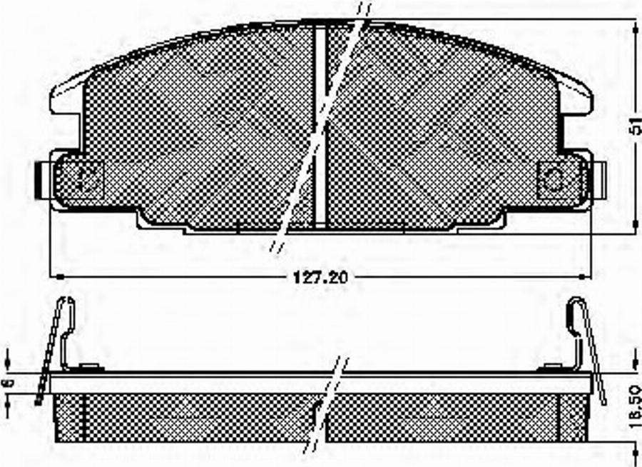 Spidan 31109 - Bremsbelagsatz, Scheibenbremse alexcarstop-ersatzteile.com