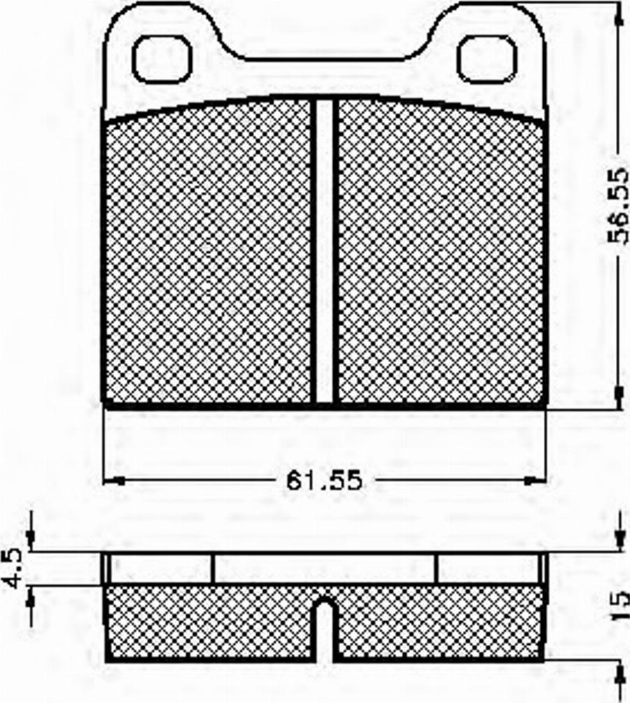 Spidan 31110 - Bremsbelagsatz, Scheibenbremse alexcarstop-ersatzteile.com