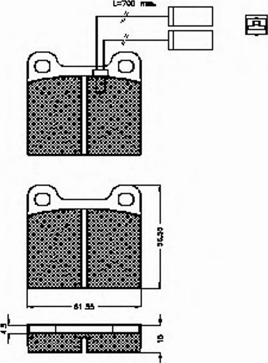 Spidan 31118 - Bremsbelagsatz, Scheibenbremse alexcarstop-ersatzteile.com