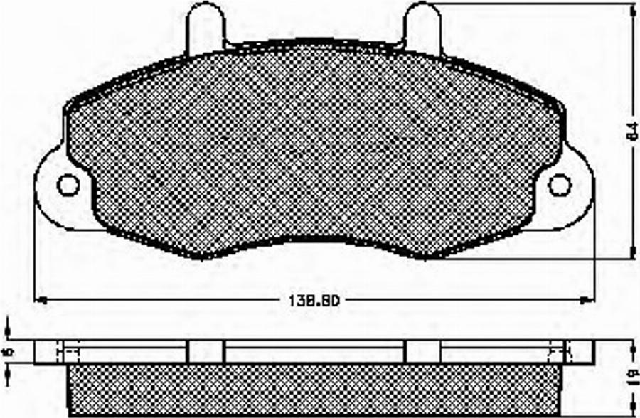 Spidan 31841 - Bremsbelagsatz, Scheibenbremse alexcarstop-ersatzteile.com