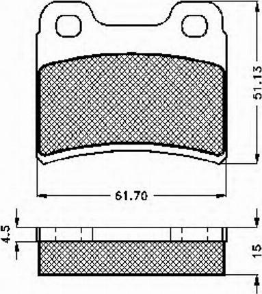 Spidan 31843 - Bremsbelagsatz, Scheibenbremse alexcarstop-ersatzteile.com