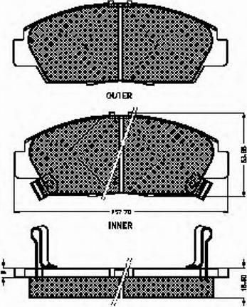 Spidan 31859 - Bremsbelagsatz, Scheibenbremse alexcarstop-ersatzteile.com