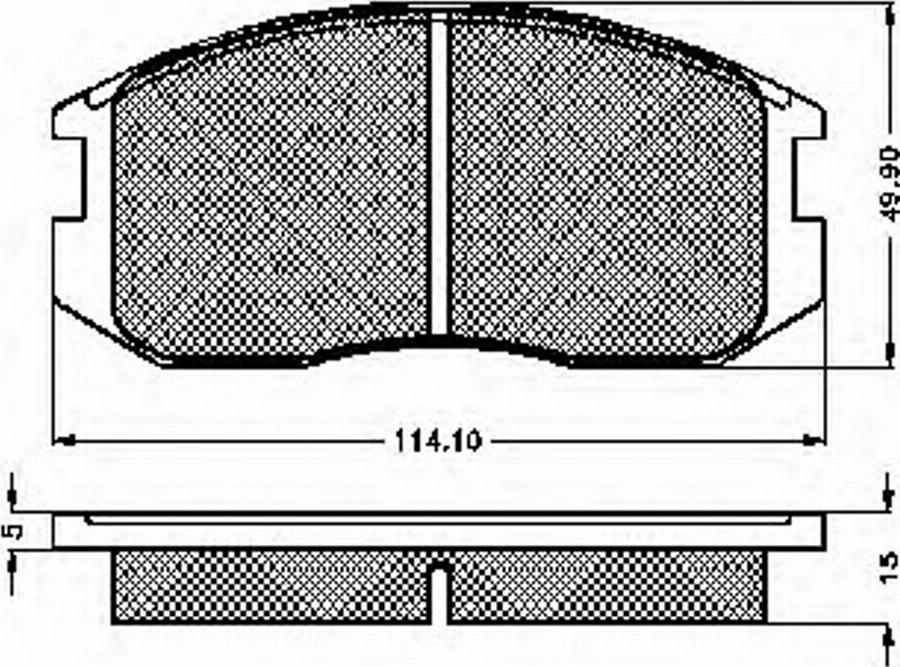 Spidan 31819 - Bremsbelagsatz, Scheibenbremse alexcarstop-ersatzteile.com