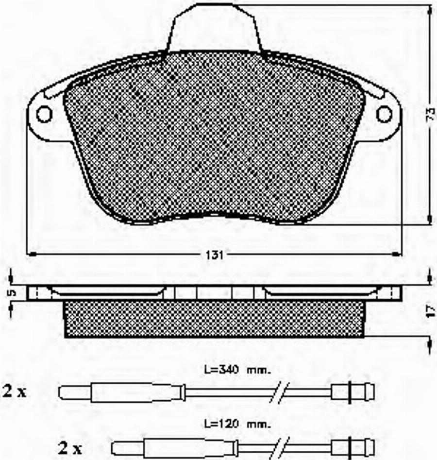 Spidan 31813 - Bremsbelagsatz, Scheibenbremse alexcarstop-ersatzteile.com