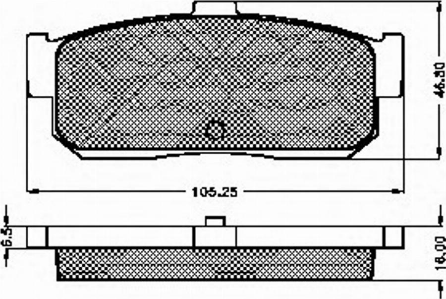 Spidan 31887 - Bremsbelagsatz, Scheibenbremse alexcarstop-ersatzteile.com