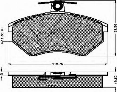 Spidan 31836 - Bremsbelagsatz, Scheibenbremse alexcarstop-ersatzteile.com