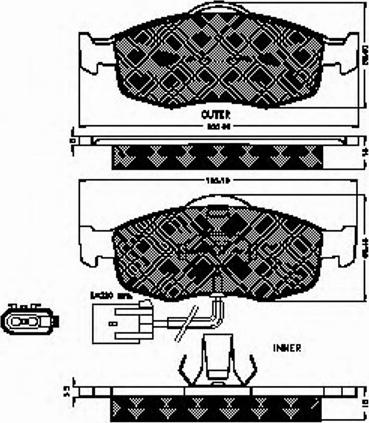 Spidan 31876 - Bremsbelagsatz, Scheibenbremse alexcarstop-ersatzteile.com