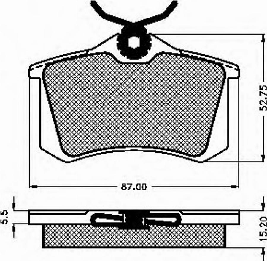 Spidan 31298 - Bremsbelagsatz, Scheibenbremse alexcarstop-ersatzteile.com