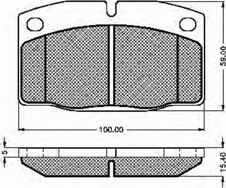 Spidan 31249 - Bremsbelagsatz, Scheibenbremse alexcarstop-ersatzteile.com