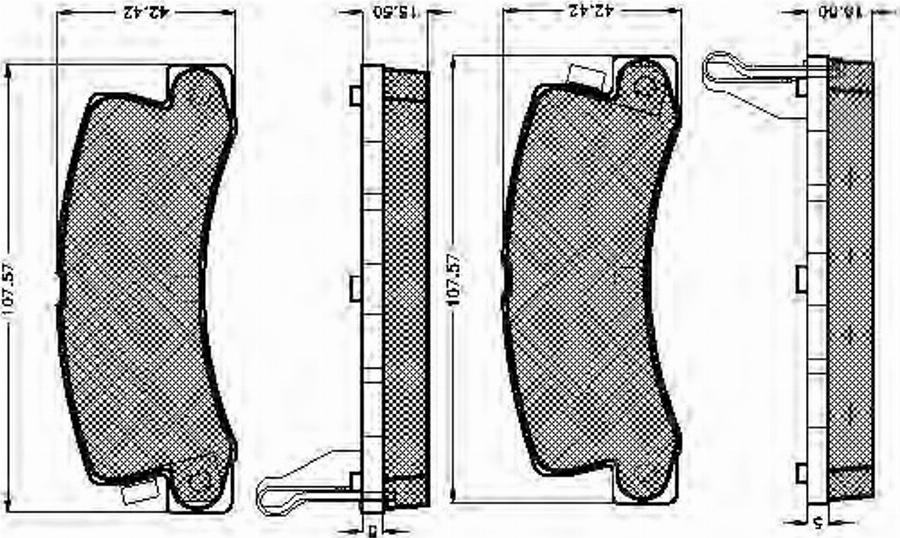 Spidan 31264 - Bremsbelagsatz, Scheibenbremse alexcarstop-ersatzteile.com