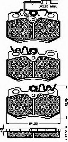 Spidan 31265 - Bremsbelagsatz, Scheibenbremse alexcarstop-ersatzteile.com