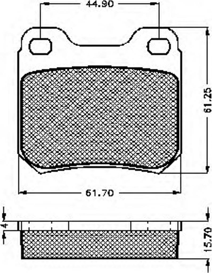 Spidan 31270 - Bremsbelagsatz, Scheibenbremse alexcarstop-ersatzteile.com