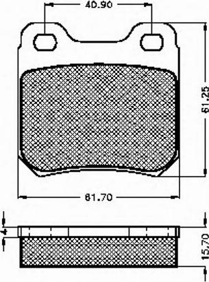 Spidan 31271 - Bremsbelagsatz, Scheibenbremse alexcarstop-ersatzteile.com