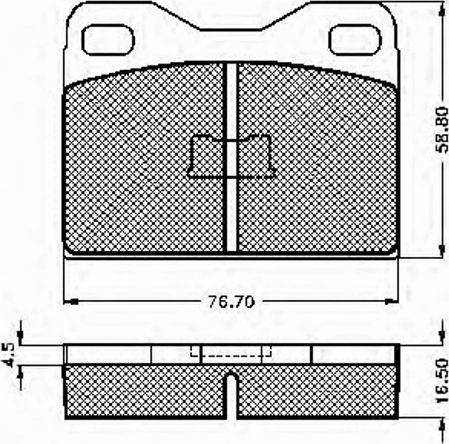 Spidan 31745 - Bremsbelagsatz, Scheibenbremse alexcarstop-ersatzteile.com