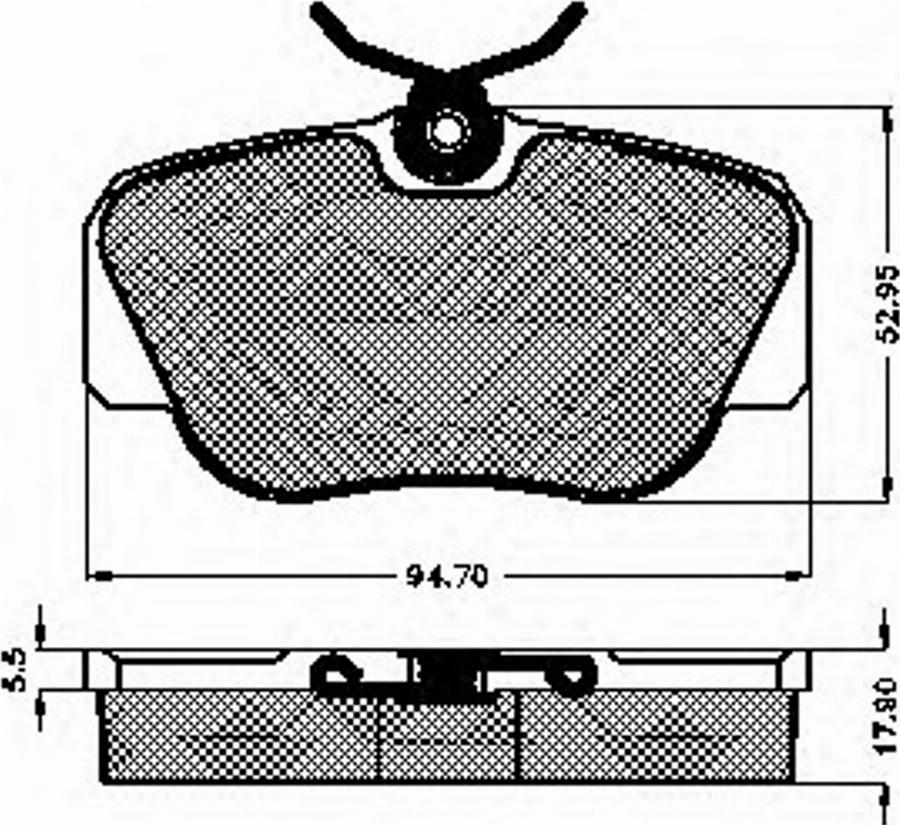 Spidan 31703 - Bremsbelagsatz, Scheibenbremse alexcarstop-ersatzteile.com