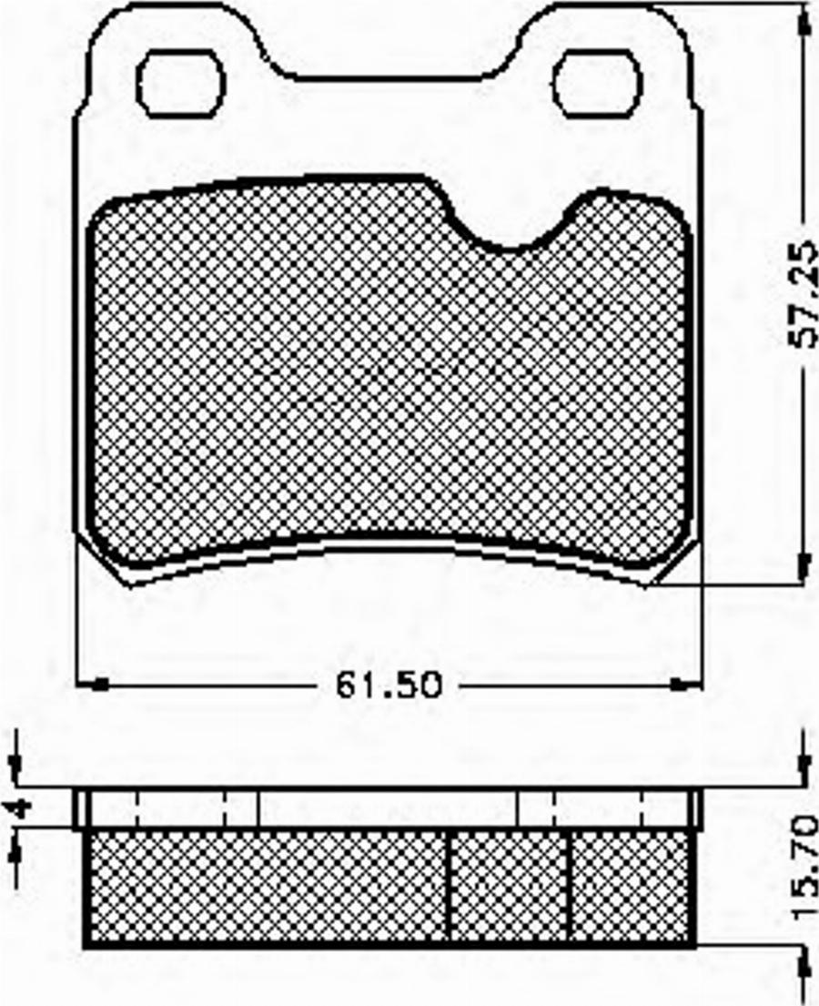 Spidan 31707 - Bremsbelagsatz, Scheibenbremse alexcarstop-ersatzteile.com