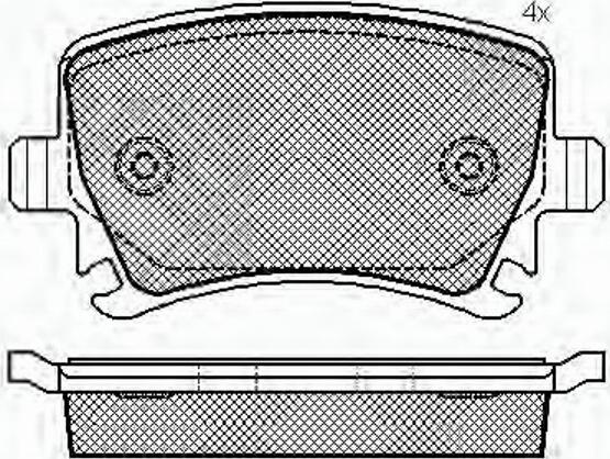 Spidan 32904 - Bremsbelagsatz, Scheibenbremse alexcarstop-ersatzteile.com