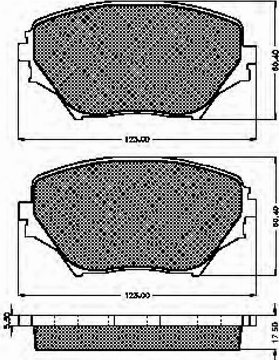 Spidan 32448 - Bremsbelagsatz, Scheibenbremse alexcarstop-ersatzteile.com