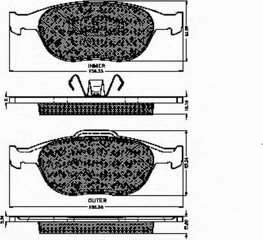 Spidan 32458 - Bremsbelagsatz, Scheibenbremse alexcarstop-ersatzteile.com