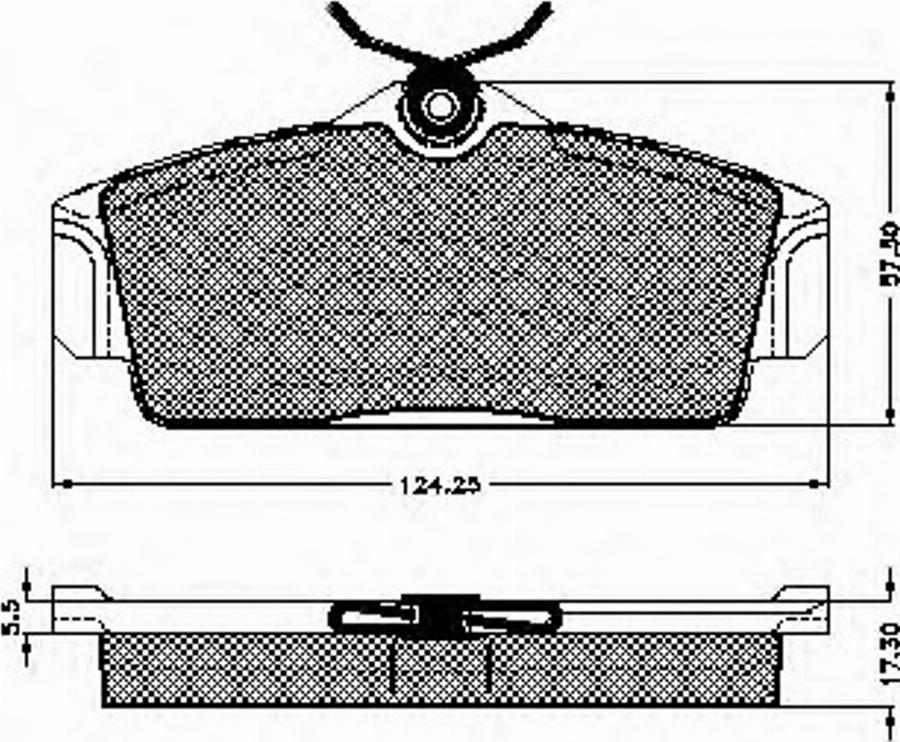 Spidan 32479 - Bremsbelagsatz, Scheibenbremse alexcarstop-ersatzteile.com