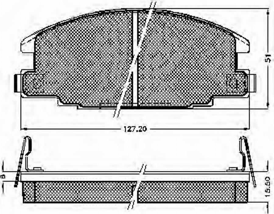 Spidan 32548 - Bremsbelagsatz, Scheibenbremse alexcarstop-ersatzteile.com