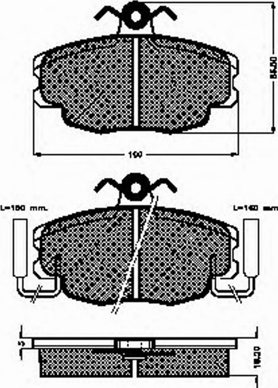 Spidan 32569 - Bremsbelagsatz, Scheibenbremse alexcarstop-ersatzteile.com