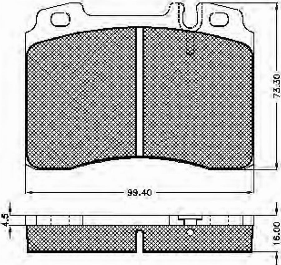 Spidan 32568 - Bremsbelagsatz, Scheibenbremse alexcarstop-ersatzteile.com