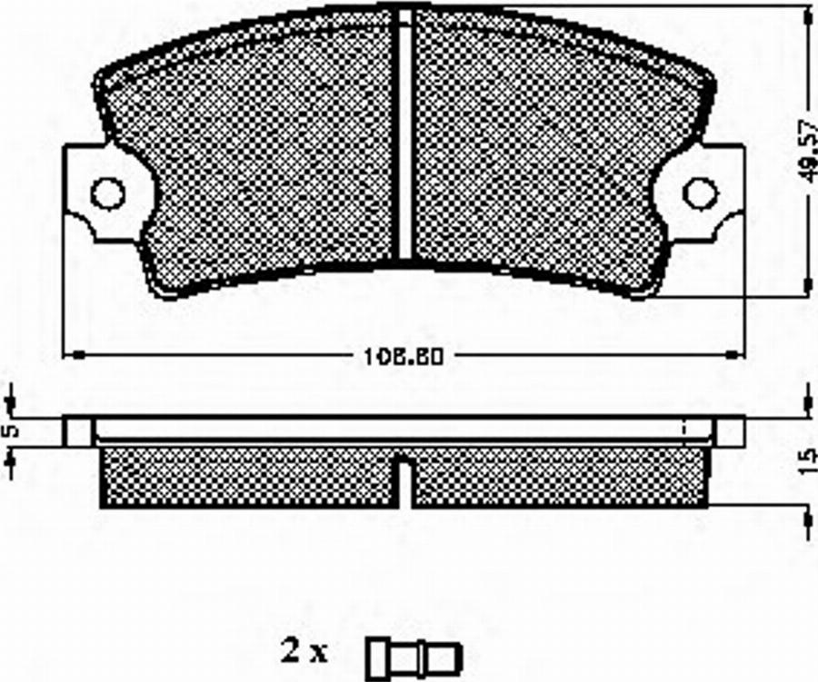 Spidan 32563 - Bremsbelagsatz, Scheibenbremse alexcarstop-ersatzteile.com