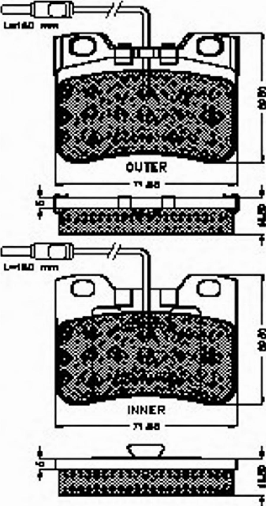 Spidan 32576 - Bremsbelagsatz, Scheibenbremse alexcarstop-ersatzteile.com